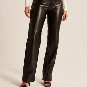 Abercrombie & Fitch Black Ultra High Rise Pants